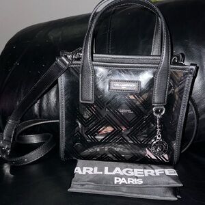 Karl Lagerfeld Maybelle Small Crossbody tote.